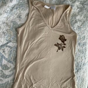 Beige tank top